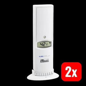 2x B-Ware TFA 30.3180IT Thermo-/Hygrosensor Temperatur- und Feuchtigkeitsmesser