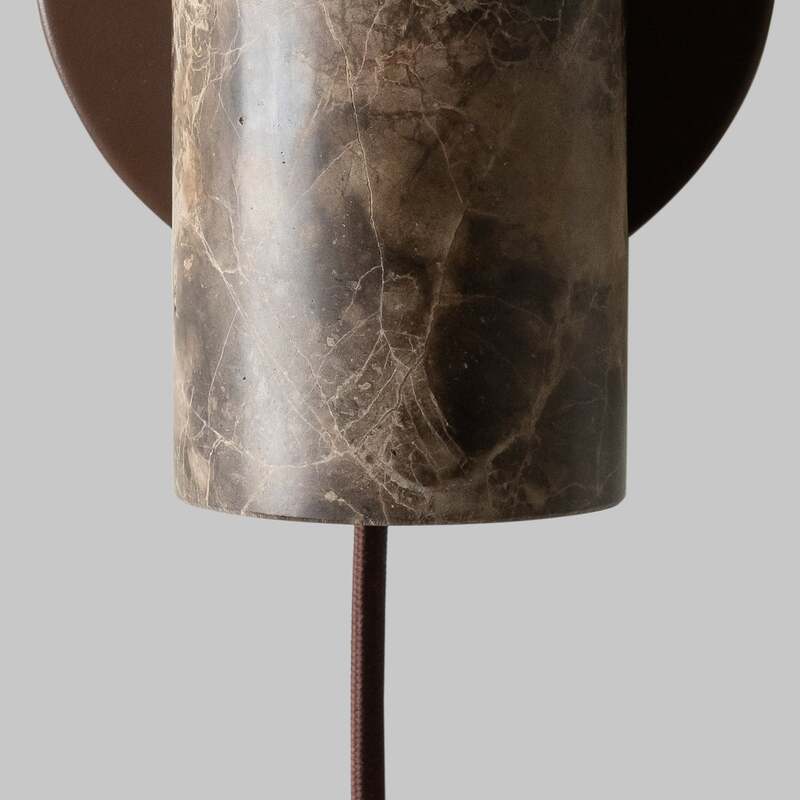 IT'S ABOUT ROMI Wandlampe Tivoli LED Wandleuchte Lampe braun Marmor 17x9,5cm - 8716248097550
