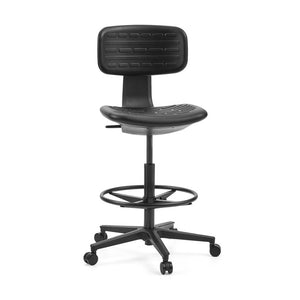 B-Ware hjh OFFICE TOP WORK B Counterstuhl Kunstleder schwarz ohne Armlehnen