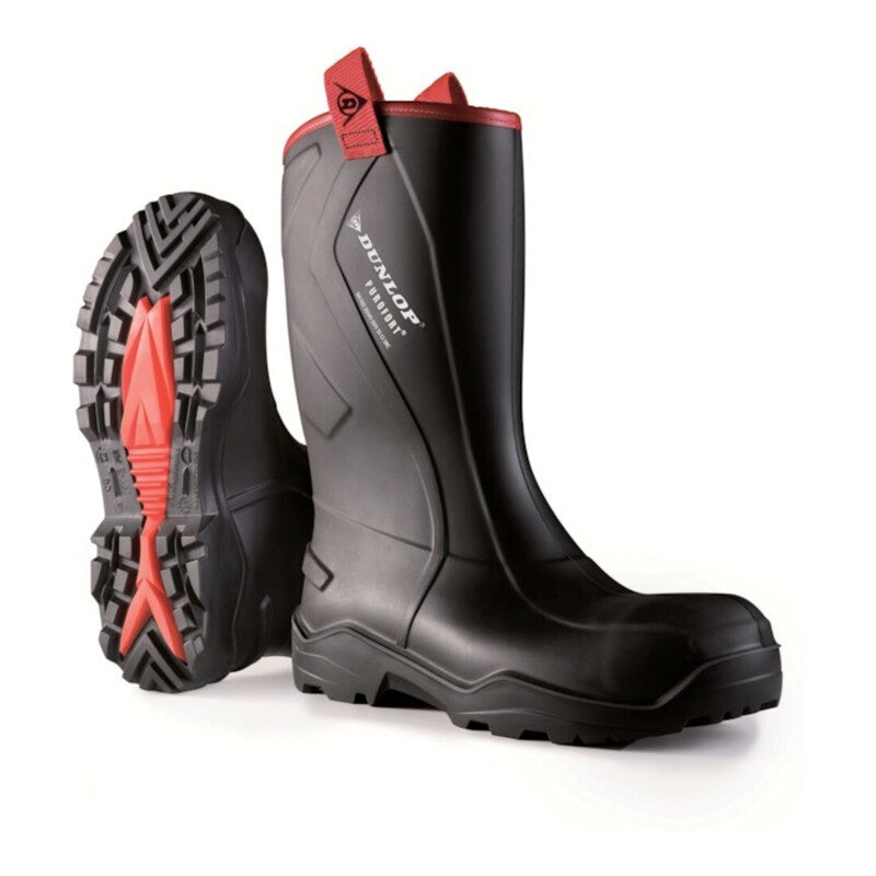Dunlop Stiefel Arbeit Sicherheitsschuh Purofort+ Rugged S5 Größe 49-50 schwarz - 8713197045014