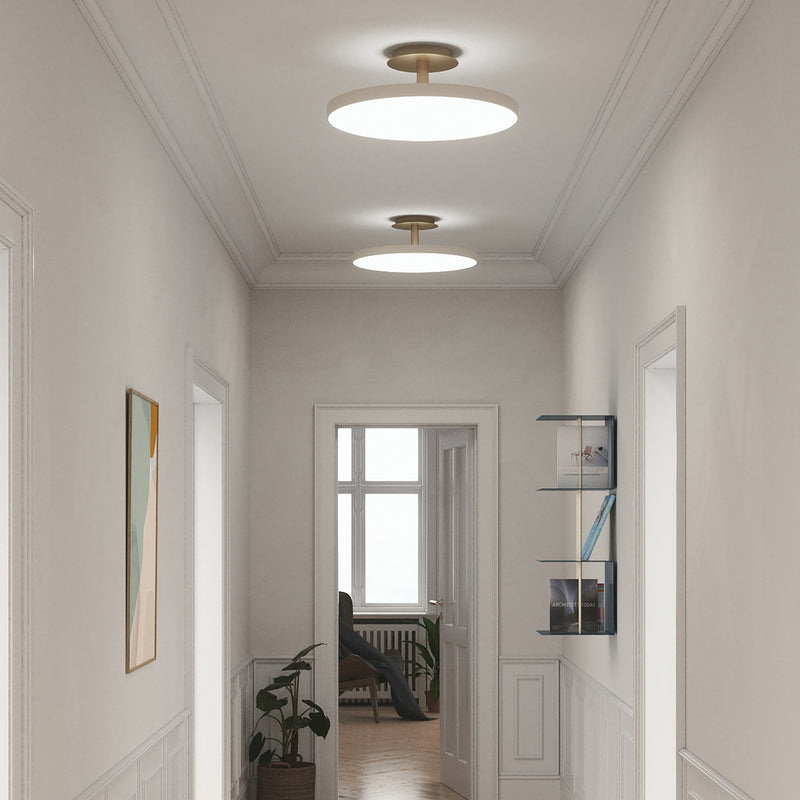 Umage Deckenleuchte Lampe LED Asteria Up Plus Ø 31 cm Creme Messing Stahl - 5710302026800