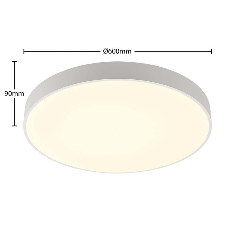 Arcchio Deckenleuchte Deckenlampe LED Lampe weiß Vanida rund Aluminium 60 cm993 - 4251096597714