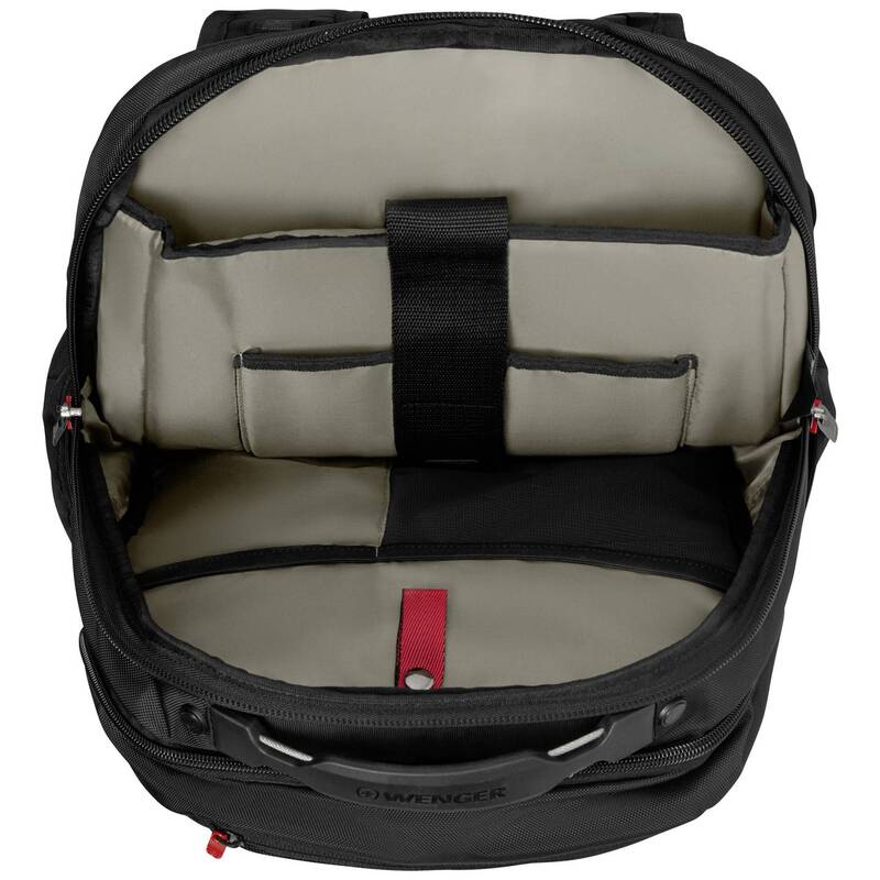 Wenger Notebook Rucksack Cosmic Schwarz 43,2cm Laptop 17 Zoll Rucksack Tasche - 7611160264213