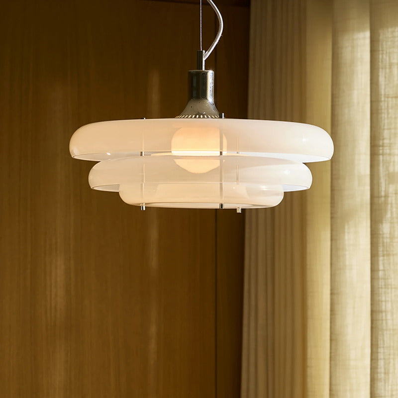 MARKET SET Hängeleuchte Sunset Ø 45cm Pendelleuchte Lampe dimmbar nebelweiß - 3188000803115