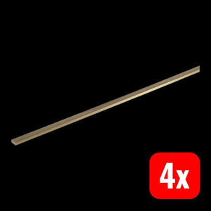 B-Ware Reely Messing Profil Flach 500x8x4mm Heizkörper Handtuchheizkörper 1 Stück