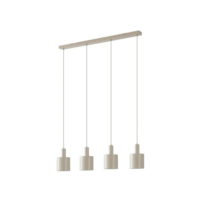 Lindby Hängelampe Hängeleuchte Ovelia LED Pendelleuchte dimmbar beige 4-flammig - 4251911775259