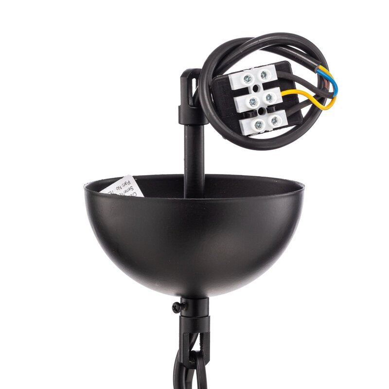 Avonni AV-7002-1876-6BSY Kronleuchter Hängeleuchte schwarz 6-flammig E27 LED - 8698957178525