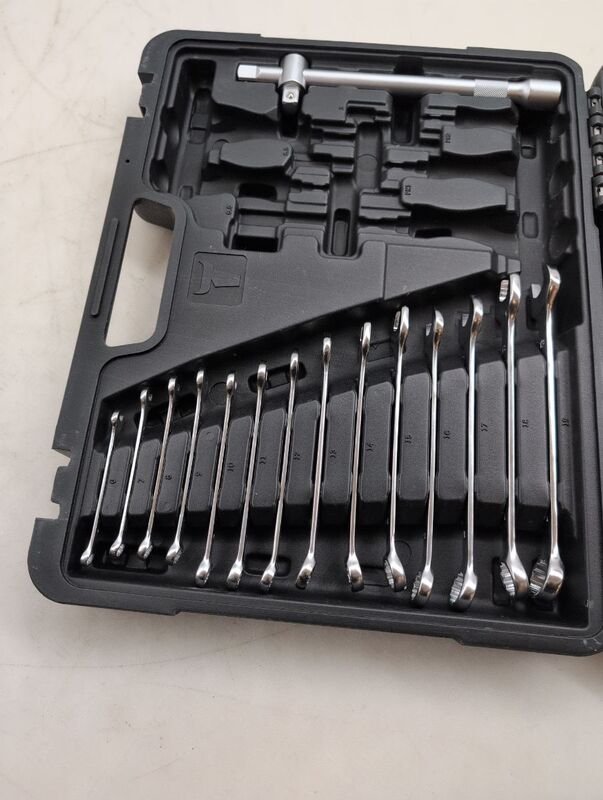 STIER Werkzeugkoffer Werkzeugset 60-teilig Handwerker-Set Chrom-Vanadium-Stahl - 4251709626534