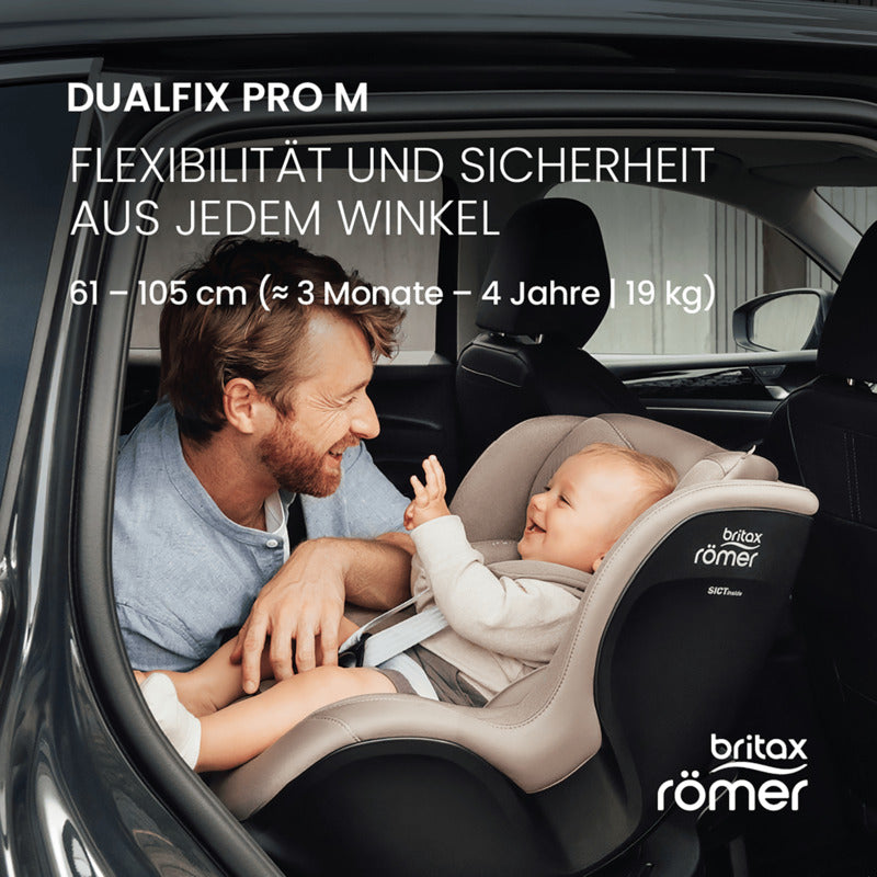 Britax Römer Kindersitz DUALFIX PRO M STYLE Autositz grau 360 Grad drehbar 0-4 - 4000984939200