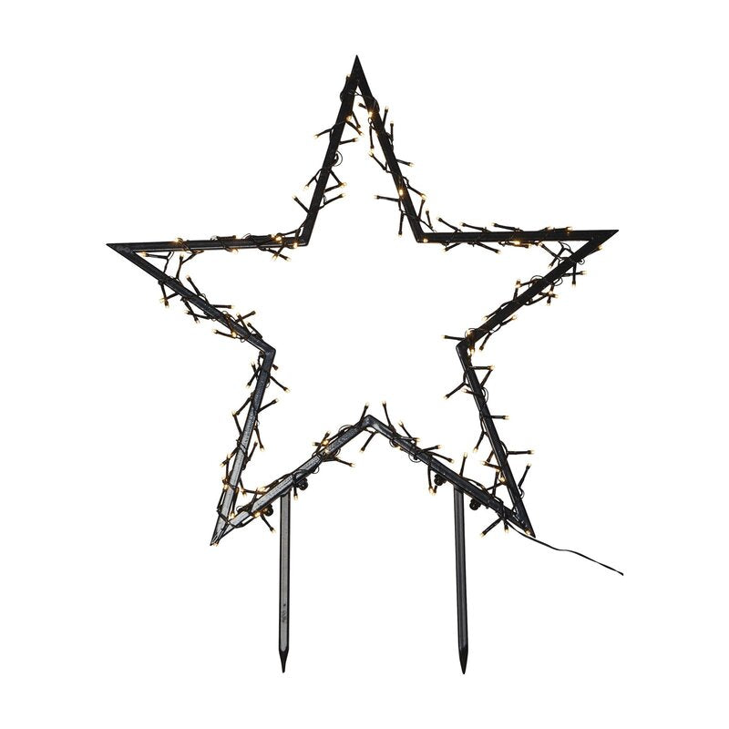 Star Trading LED-Dekoleuchte Spiky mit Erdspießen Weihnachtsbeleuchtung 60 cm - 7391482051523