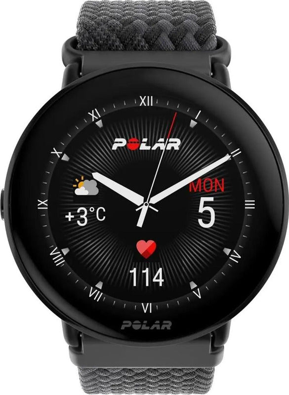 POLAR Sportuhr Fitnessuhr GPS Uhr Ignite 3 Armband Schwarz Größe S M L Unisex - 0725882066233