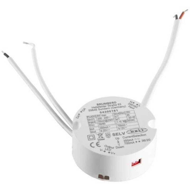 Brumberg Leuchten LED Trafo Konverter Rundkonverter Transformator dimmbar IP20 - 4251433949046