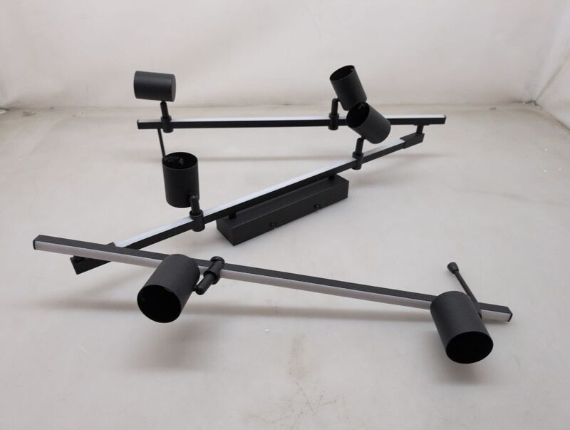 Paul Neuhaus Deckenstrahler Barik LED Strahler 6-flammig schwarz 188cm dimmbar - 4012248365458