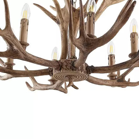 Lindby Tejask Hängelampe Geweih Hängeleuchte Pendelleuchte Deckenlampe Lampe - 4251911751376