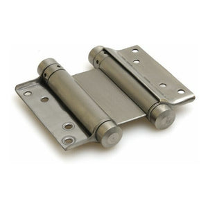 B-Ware DENI Pendeltürband Türscharnier beidseitig pendelnd Stahl blank Gr. 30/100mm