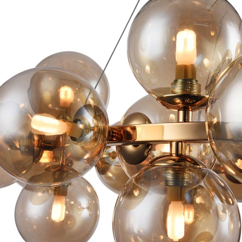 Maytoni Dallas Pendelleuchte Hängelampe Deckenlampe Lampe Leuchte Licht G9 gold - 4251110077079