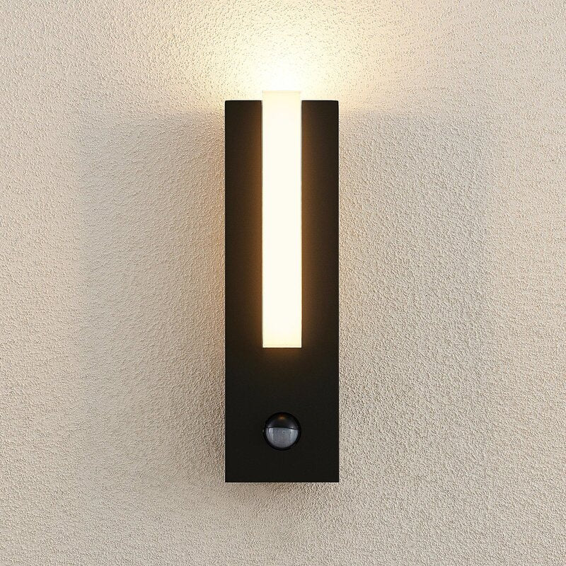 Lucande Außenwandleuchte Wandlampe LED Bewegungsmelder graphitgrau IP54244 - 4251096594539