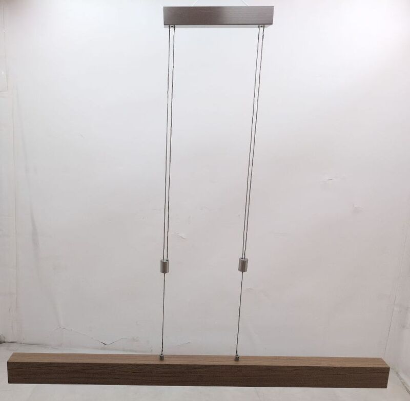 Leuchten Direkt LED-Pendelleuchte Amanda Hängelampe Lampe LED Holzoptik dimm103 - 4043689971199