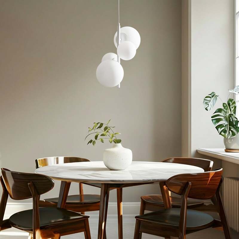 Hängeleuchte Dione Pendelleuchte Hängelampe Deckenlampe weiß SIEHE TEXT/FOTO - 5904798654313