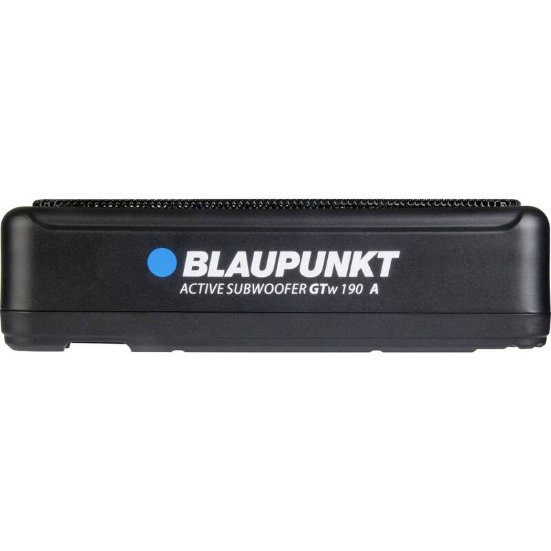 Blaupunkt Auto-Subwoofer aktiv GTw 190 A 150W 2 Ohm 280mm kraftvoller Bass 95dB - 4260499852566