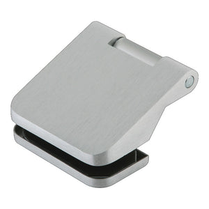 B-Ware DORMAKABA Glastürband 2 Stück Büro Aluminium Dark Niro 3-teilig 55kg max. 1000mm