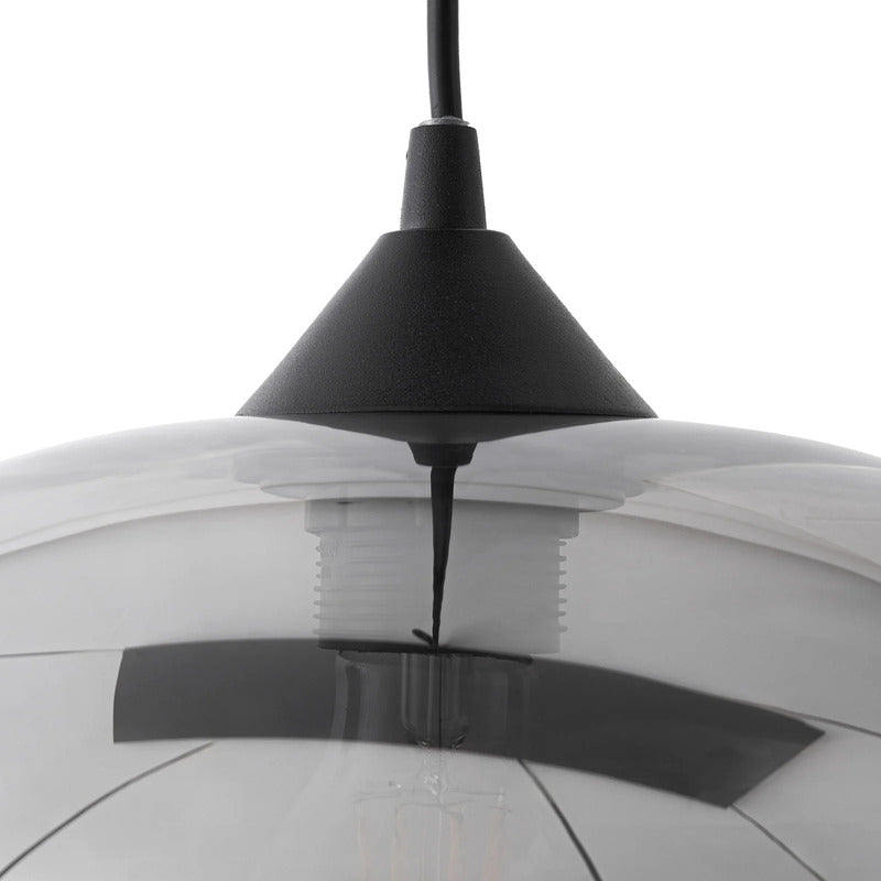 Lindby Hängeleuchte Marla 6-flammig LED Pendelleuchte Lampe dimmbar rauchgrau - 4255830904141