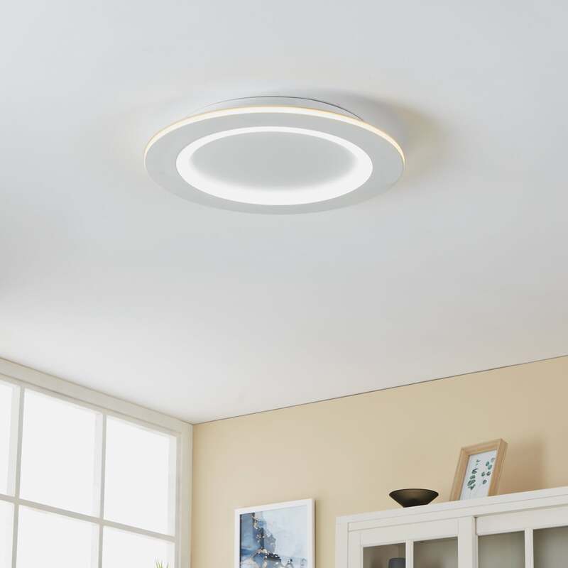 EGLO connect LED-Deckenlampe Padrogiano-Z 45 cm dimmbar RGB Smart Home weiß - 9008606244218