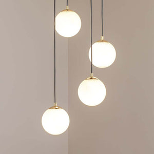 B-Ware Euluna Glassy Hängeleuchte Hängelampe Leuchte Lampe Pendelleuchte Licht schwarz