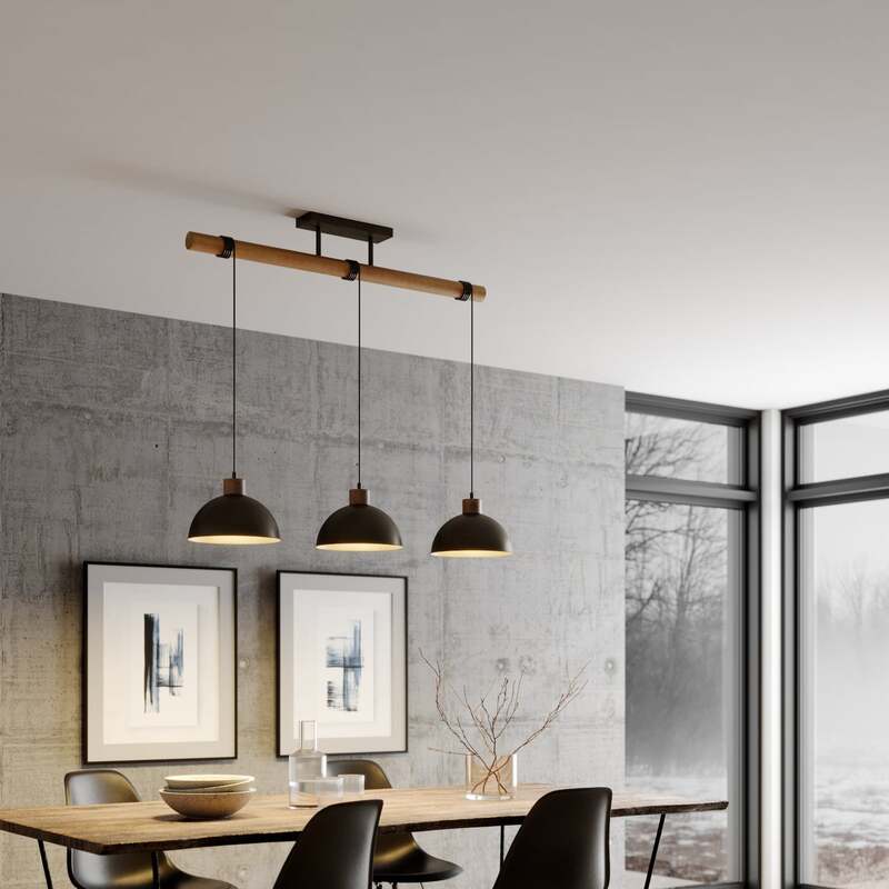 Lindby Holgar Hängeleuchte Pendelleuchte Deckenlampe Lampe Leuchte 3-flammig E27 - 4251096571271
