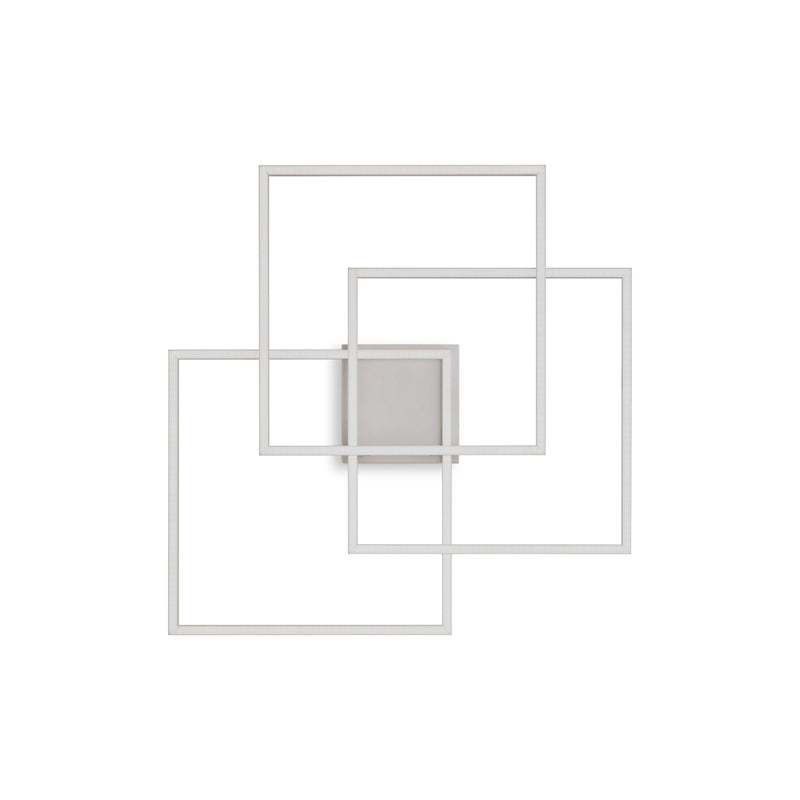 Ideal Lux Deckenlampe Frame LED Lampe Leuchte quadratisch weiß 59x59,5cm - 8021696230702