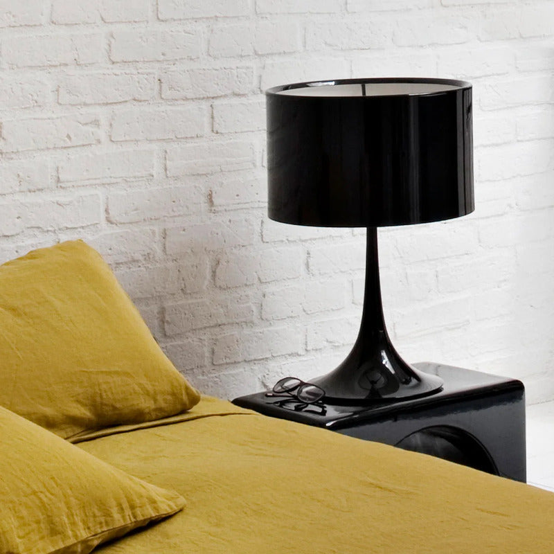 Flos Tischleuchte Lampe Spun Light T1 schwarz glänzend Diffusor SIEHE TEXT - 4250298702407