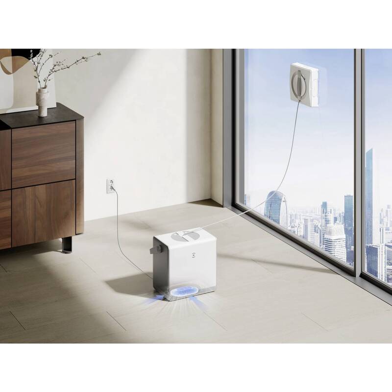 ECOVACS Fensterreinigungsroboter Fensterputzroboter W2 PRO OMNI Weiß Glas - 6970135033836