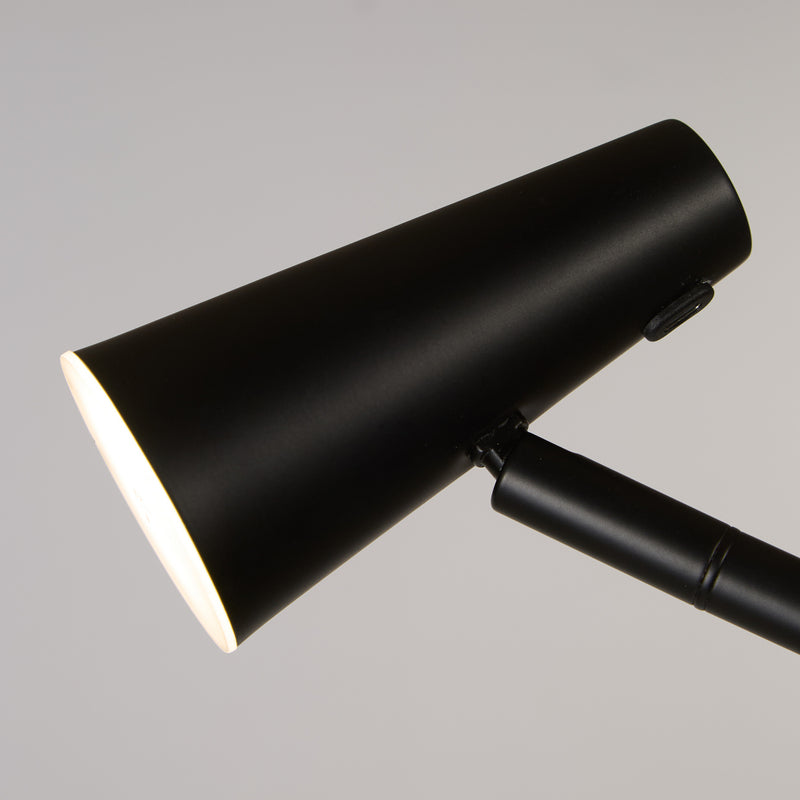 searchlight Stehleuchte Bodenlampe LED Akku schwarz matt Eisen dimmbar USB - 5053423298627