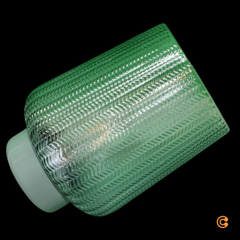 Pauleen Tischleuchte Lampe E27 LED türkis Metall Glas Batteriebetrieb Schalter - 4000870483145