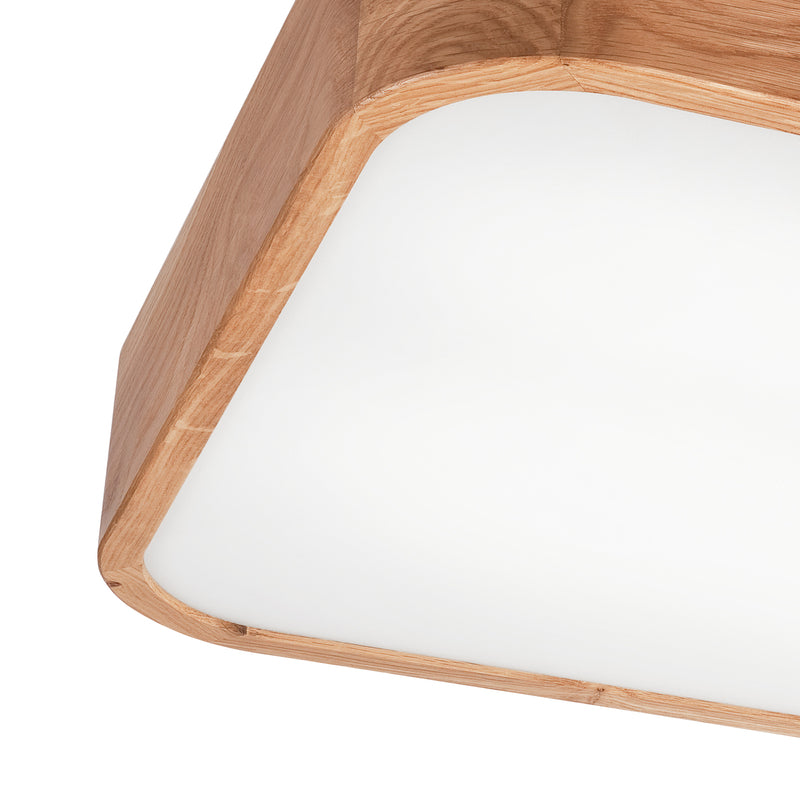 Envostar Gaspar Deckenleuchte Lampe Holz eckig 45x45 cm Deckenlampe Lampe Spot - 4251911783698