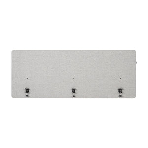 B-Ware hjh OFFICE Akustik Tischtrennwand FLEXMIUT D 160 cm hellgrau Trennwand Wand