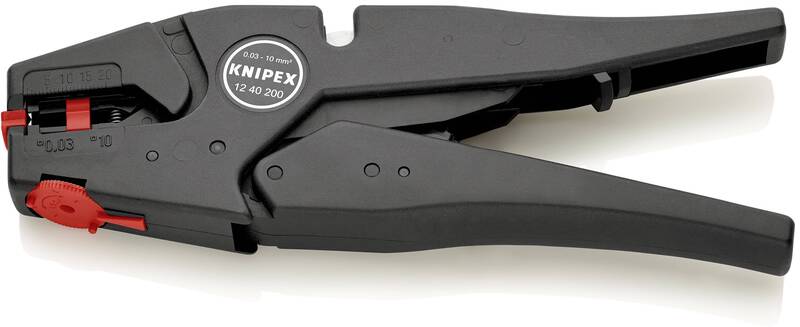 Knipex 12 40 200 Automatisch Abisolierzange Abisolierwerkzeug Isolierzange Stahl - 4003773040262