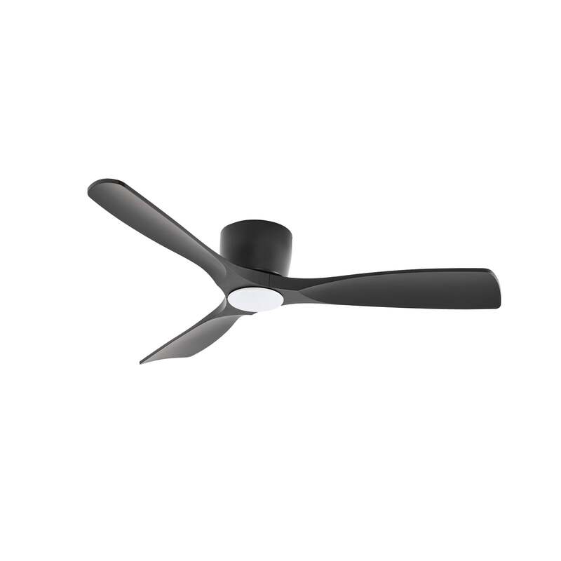 Lucande Deckenventilator Moneno smart schwarz LED Ventilator dimmbar Tuya 131cm - 4251911780048