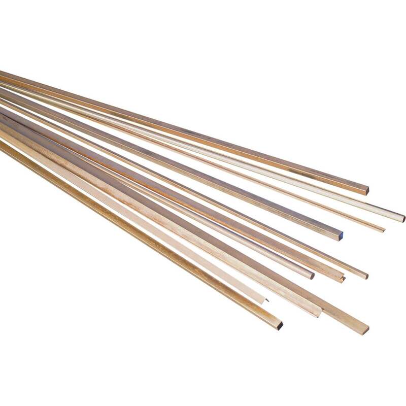 Reely Messing Profil Flach 500x12x5mm Stabilität Verarbeitung 1 Stück - 4064161487205