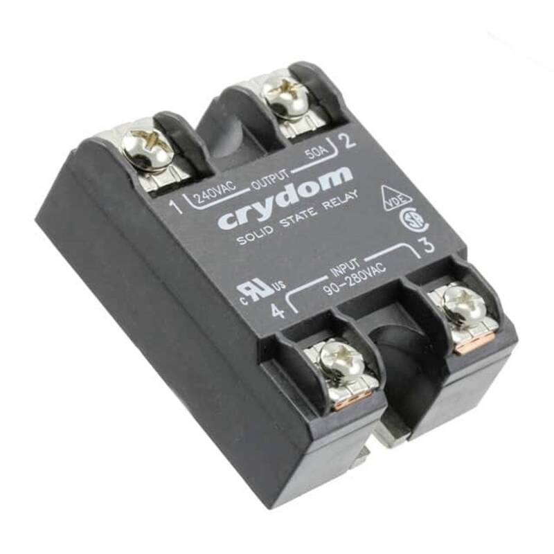 Crydom Halbleiterrelais Relais D2425T Lastrelais 25A 24 280V AC Modul grau - 2050007286691