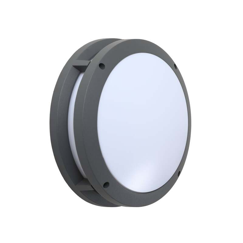 Lindby Außenleuchte Wandlampe LED Smart Licht Liren dunkelgrau WLAN RGB Tuya835 - 4251911776256