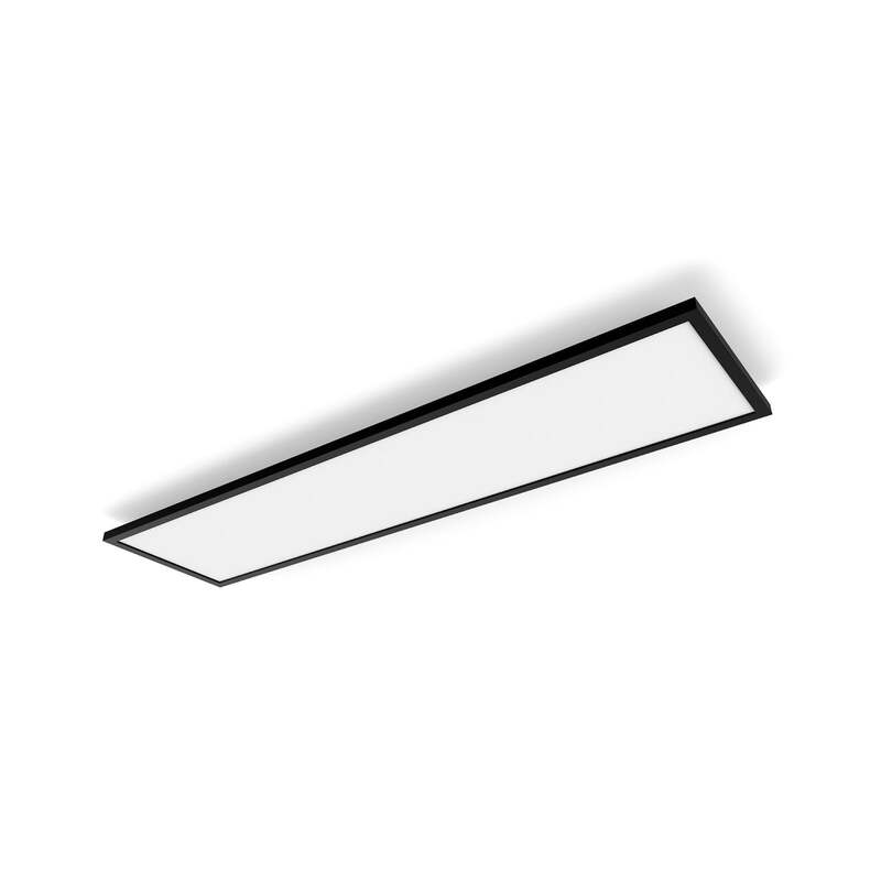 Philips Hue Deckenlampe Aurelle LED Leuchte dimmbar schwarz 120x30cm IP20 3550lm - 8720169329034