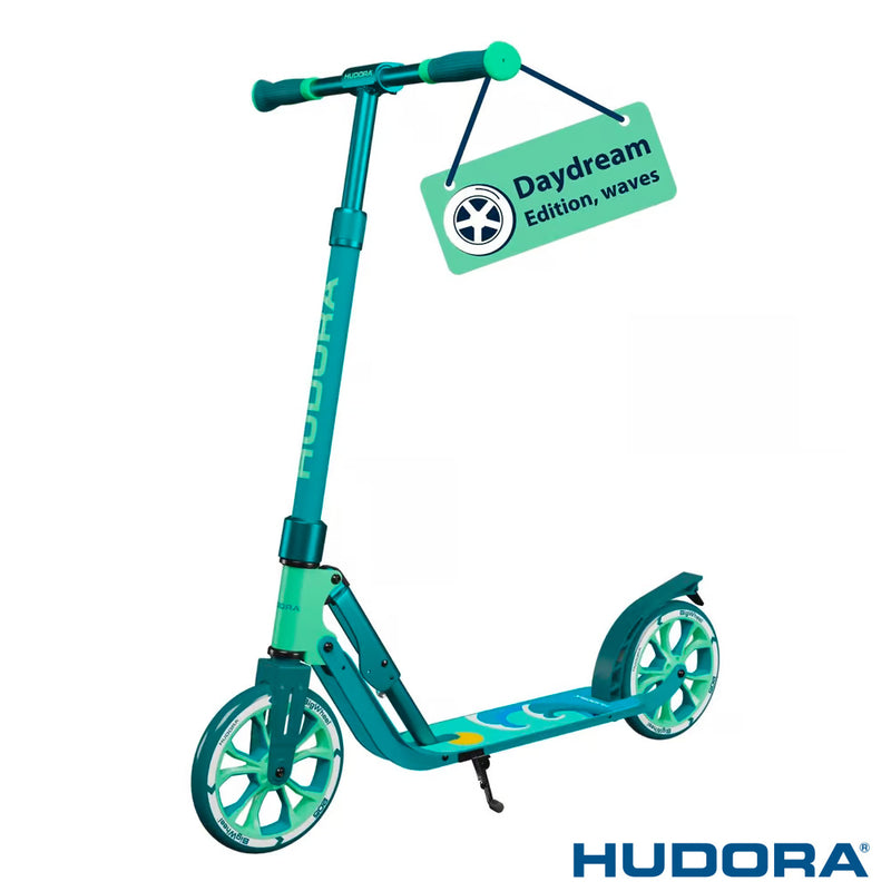 HUDORA Scooter Roller BigWheel Waves Daydream Edition Aluminium Standplattform - 4005998142042
