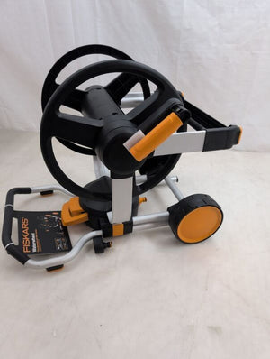 B-Ware Fiskars Schlauchwagen Gartenwagen 360° Drehung ergonomischer Griff schwarz