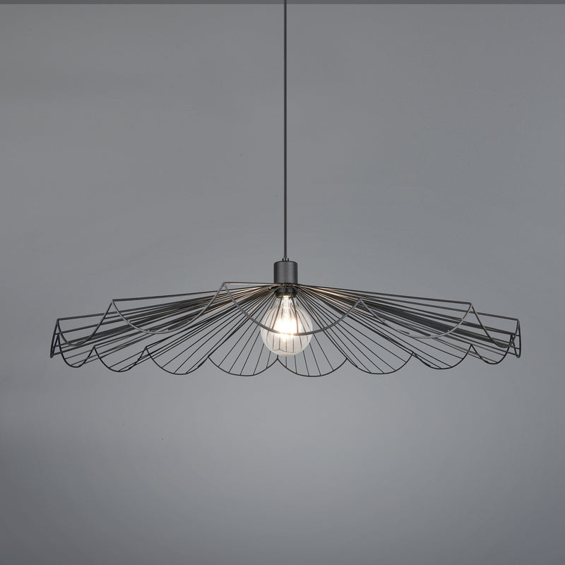 Reality Pendelleuchte Hängeleuchte Margarita LED Lampe dimmbar schwarz Ø80cm - 4017807661699