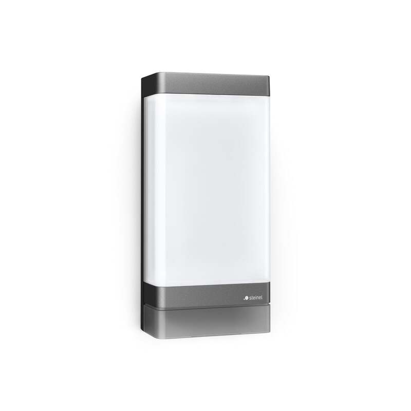 STEINEL Außenwandleuchte Wandlampe LED anthrazit weiß mit Schalter Bluetooth - 4007841068714