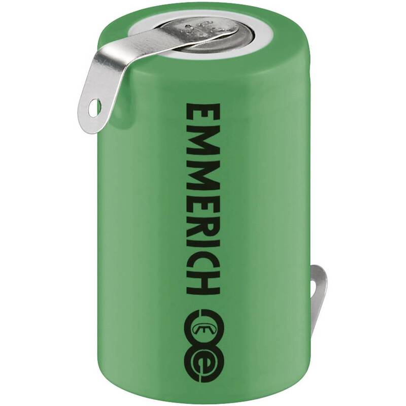 Emmerich 1/2 A ZLF Spezial-Akku 1/2 A Z-Lötfahne NiMH 1.2 V 950 24 STÜCK - 4016138533705