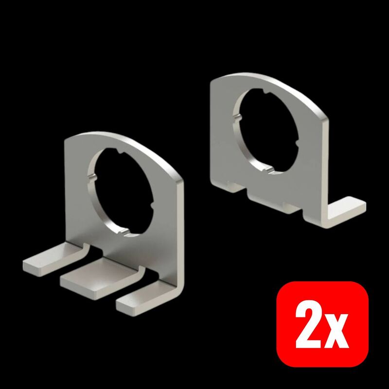 LED2WORK Halter LEANLED II SIGNALED II Edelstahl Befestigung Halterung 1 Paar - 4260556627687