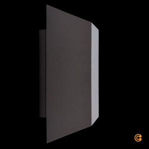 B-Ware Nordlux Wandleuchte Nico Square GU10 LED Lampe anthrazit 230V IP54 80x235mm