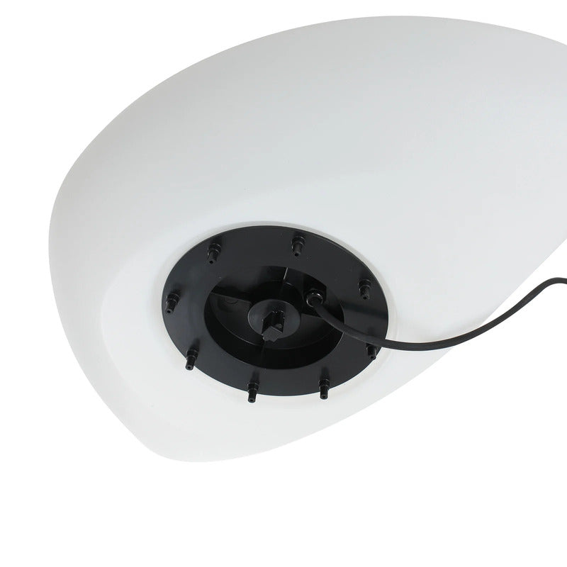 Lindby Außenleuchte Gartenleuchte Arani LED Lampe weiß Kunststoff IP65 60x40cm - 4251911774580